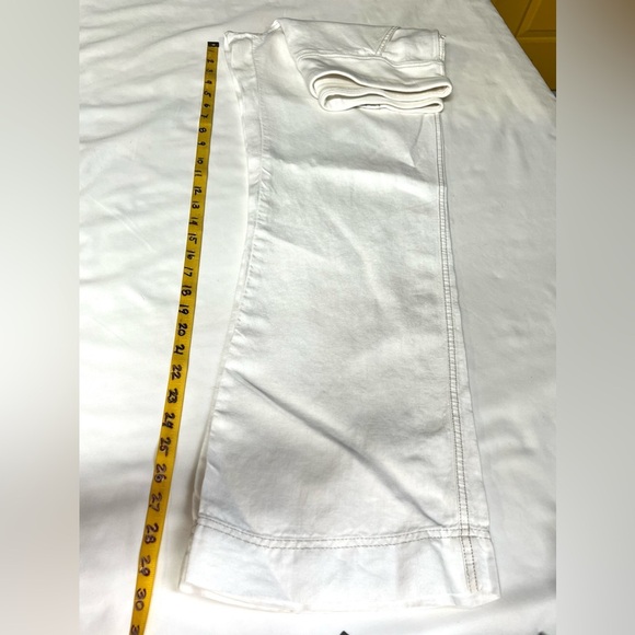 ATHLETA White linen wide leg elastic waist pants size SP - Picture 13 of 13